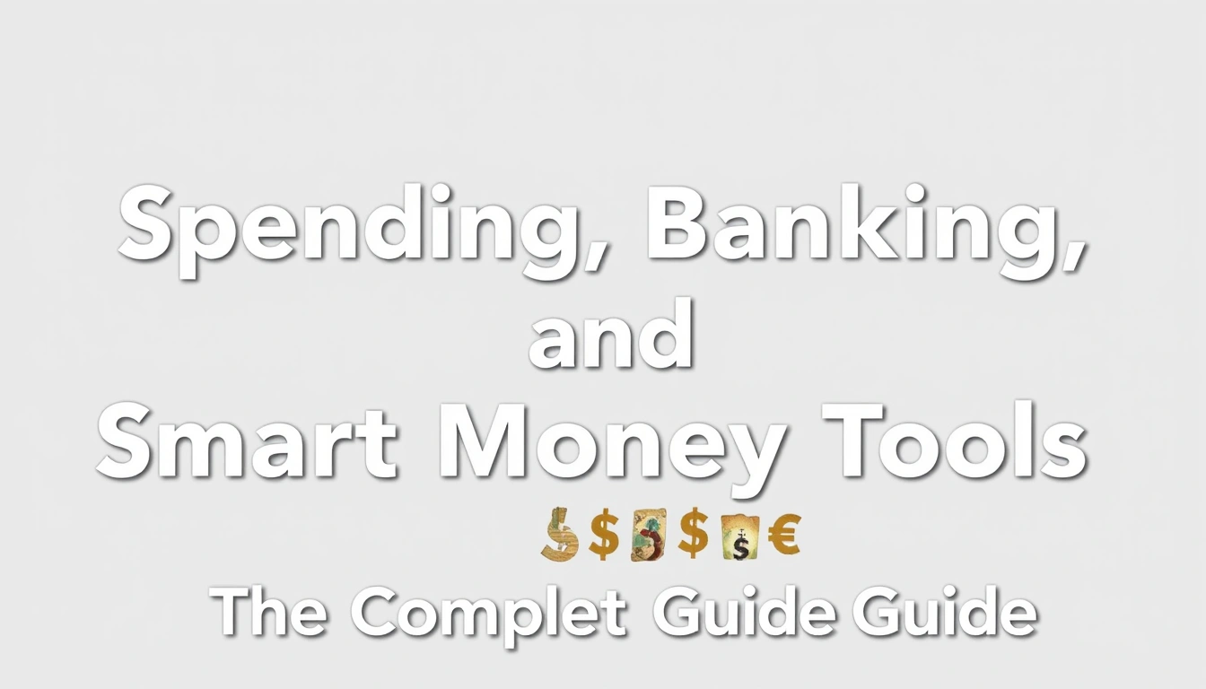 Spending, Banking, and Smart Money Tools — The Complete Guide Spending, Banking, and Smart Money Tools — The Complete Guide